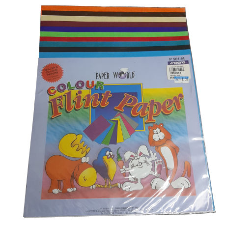 Colour Flint Paper - Mix Colour